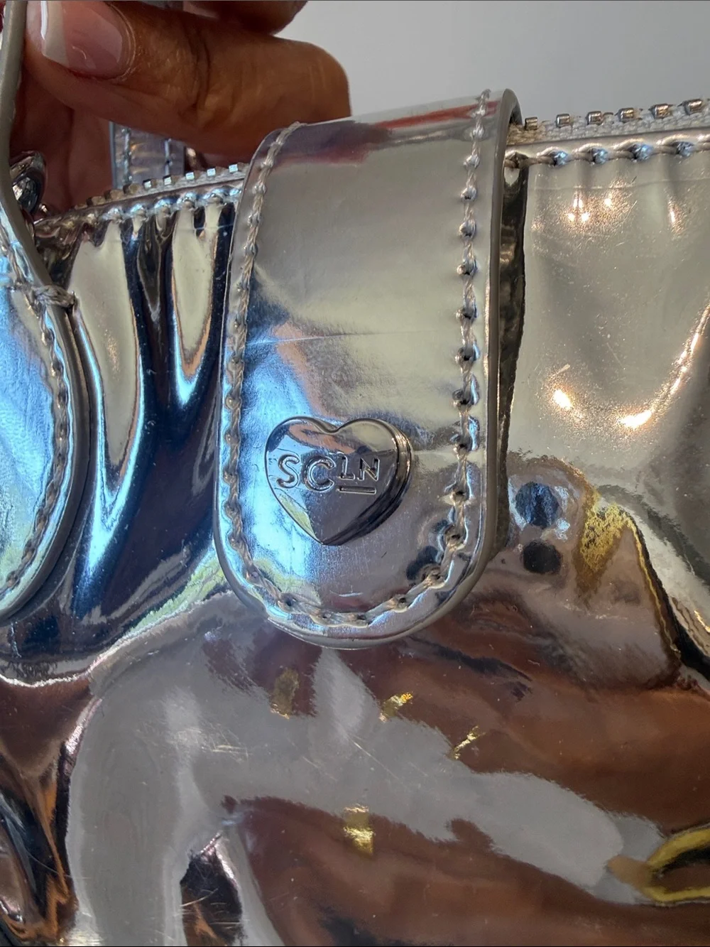 Stoney clover pouchette silver